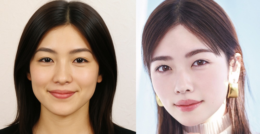田久保真紀（若い頃のイメージ画像）と小芝風花
