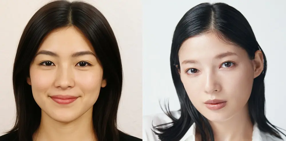 田久保真紀（若い頃のイメージ画像）と石井杏奈